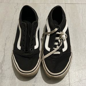 These are black and white vans